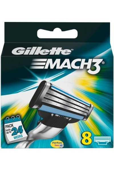 Gillette Mach3 Refill 8 Units