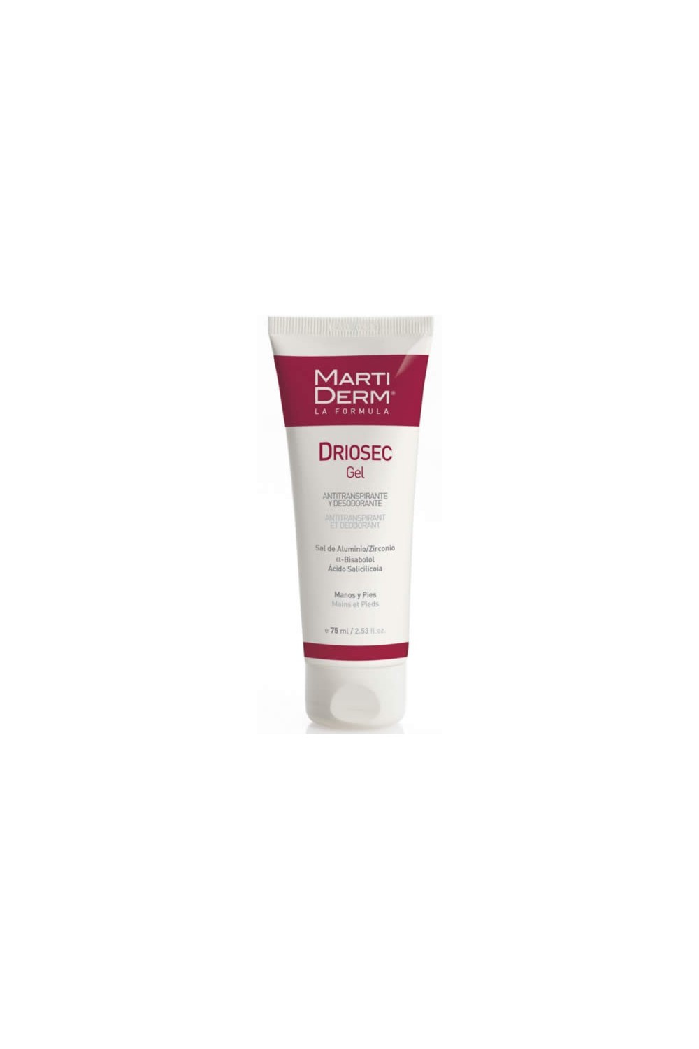 Martiderm Driosec Gel Deodorant For Hands and Feet 75ml