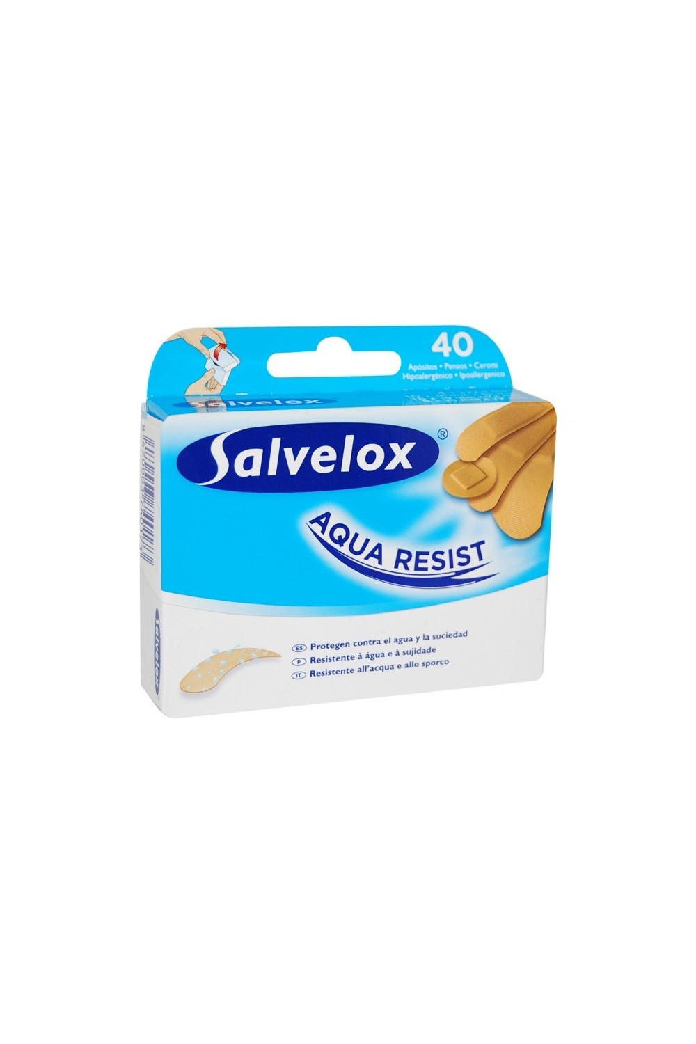 Salvelox Aqua Resist Large Size Dressings 40 Uts