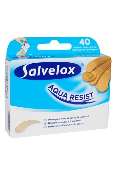 Salvelox Aqua Resist Large Size Dressings 40 Uts