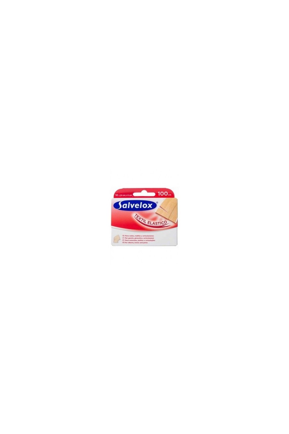 Salvelox Plasters Textil Elastic 12x10cm