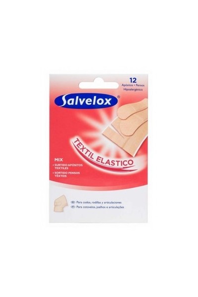 Salvelox Dressing Sticker Assorted Fabric 12 Uts