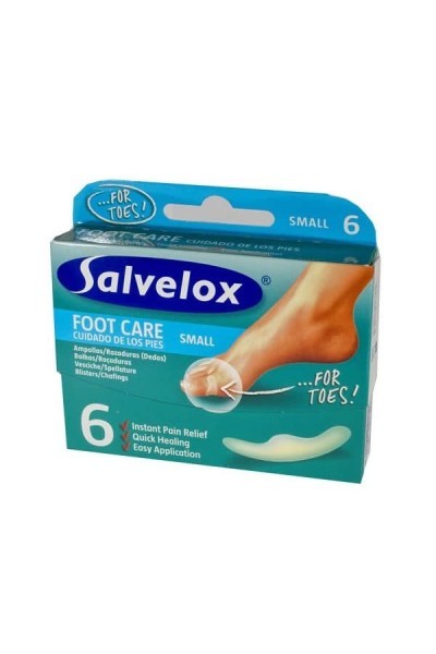Salvelox Foot Care Small Blisters 6 Units 21×64 mm.