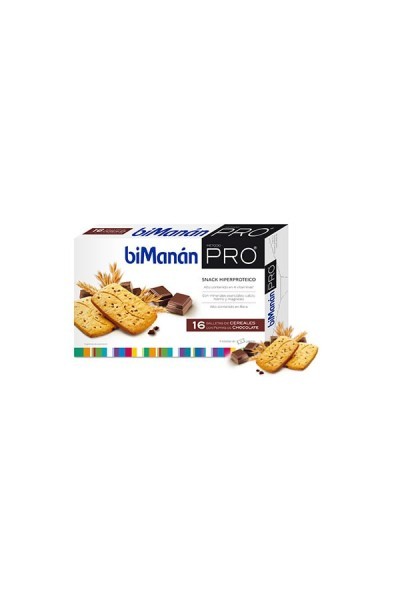 BIMANÁN - Bimanán Pro Biscuits Cereals With Nuggets Choco 16 Units