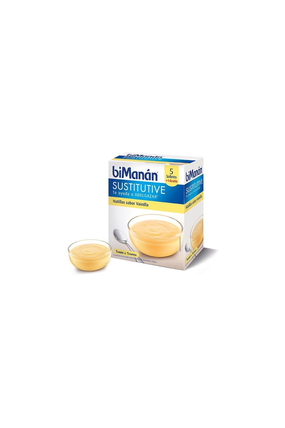 BIMANÁN - Bimanán Sustitutive Vanilla Custard 5 Units