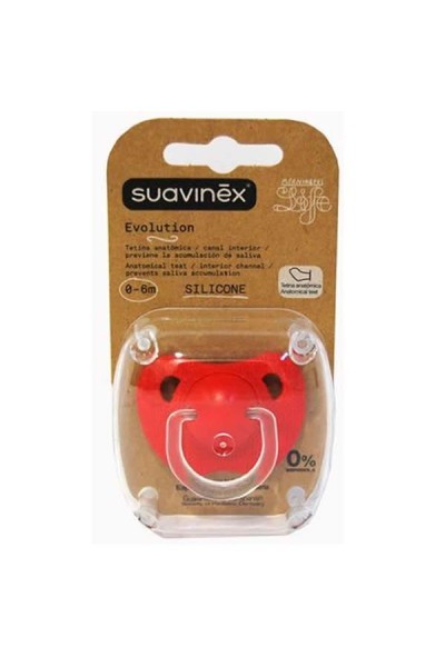 Suavinex  Evolution Anatomical Silicone Teat Soother +6m