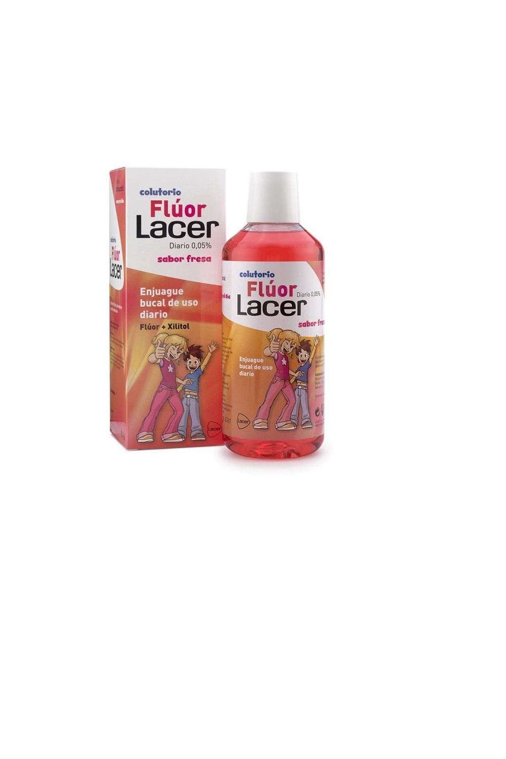 Lacer™ Fluoride 0,05 Strawberry Mouthwash 500ml