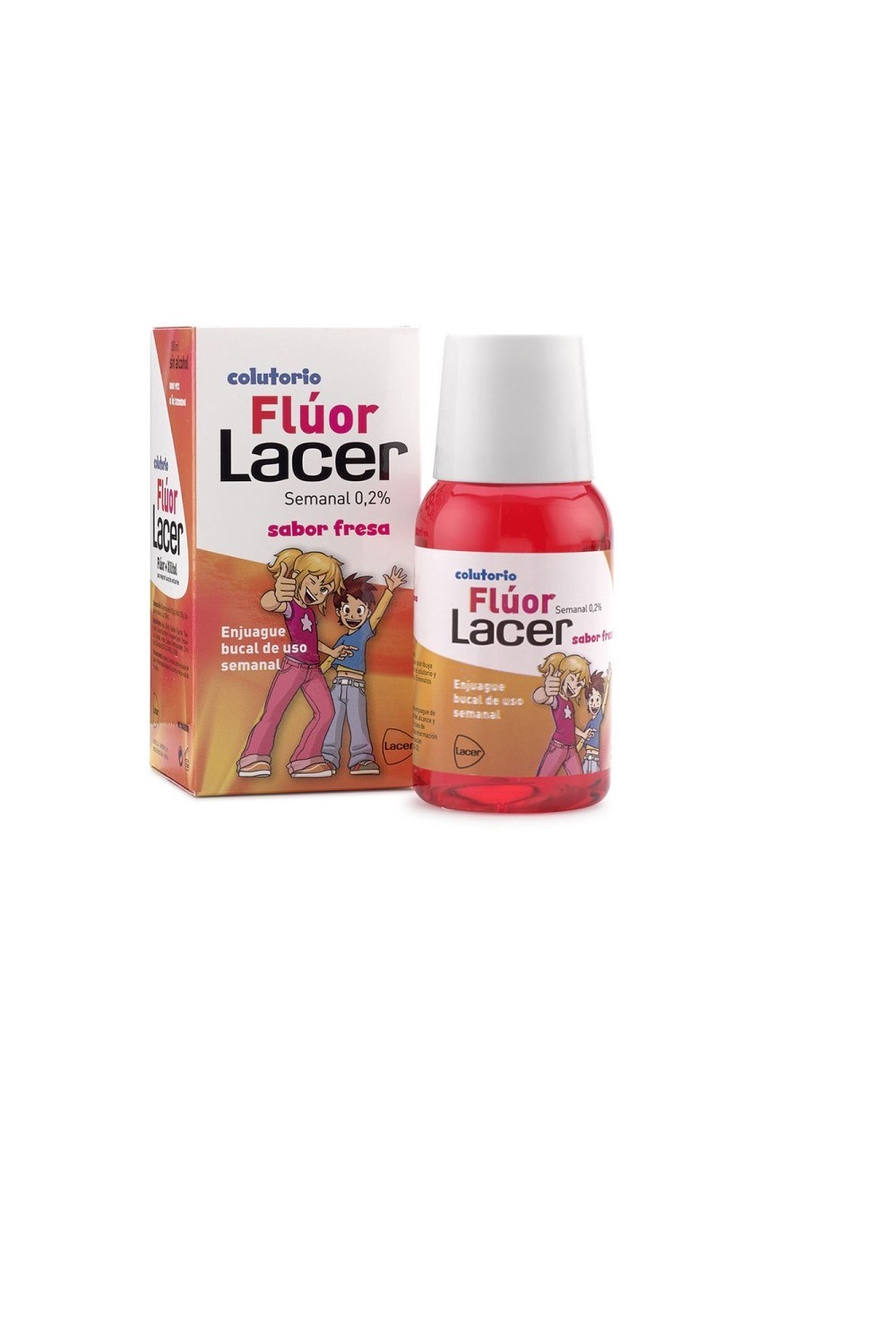 Lacer™ Fluoride 0,2 Strawberry Mouthwash 100ml