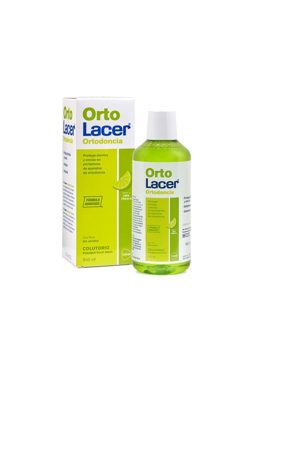 Ortholacer Mouthwash Lime Flavour 500ml