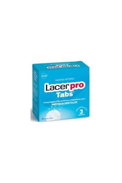 Lacer Protabs Dental Prosthesis Cleaning Tablets 32uts