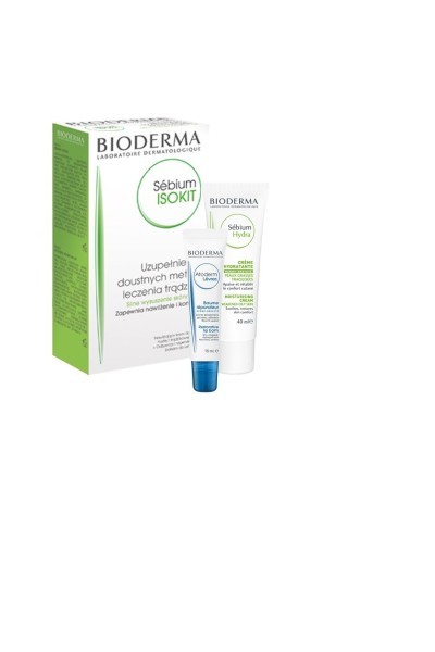 Bioderma Sebium Isokit Cream 40ml Lip Balm 15ml