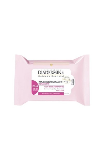 Diadermine Moisturizing Makeup Remover Wipes 25 Units