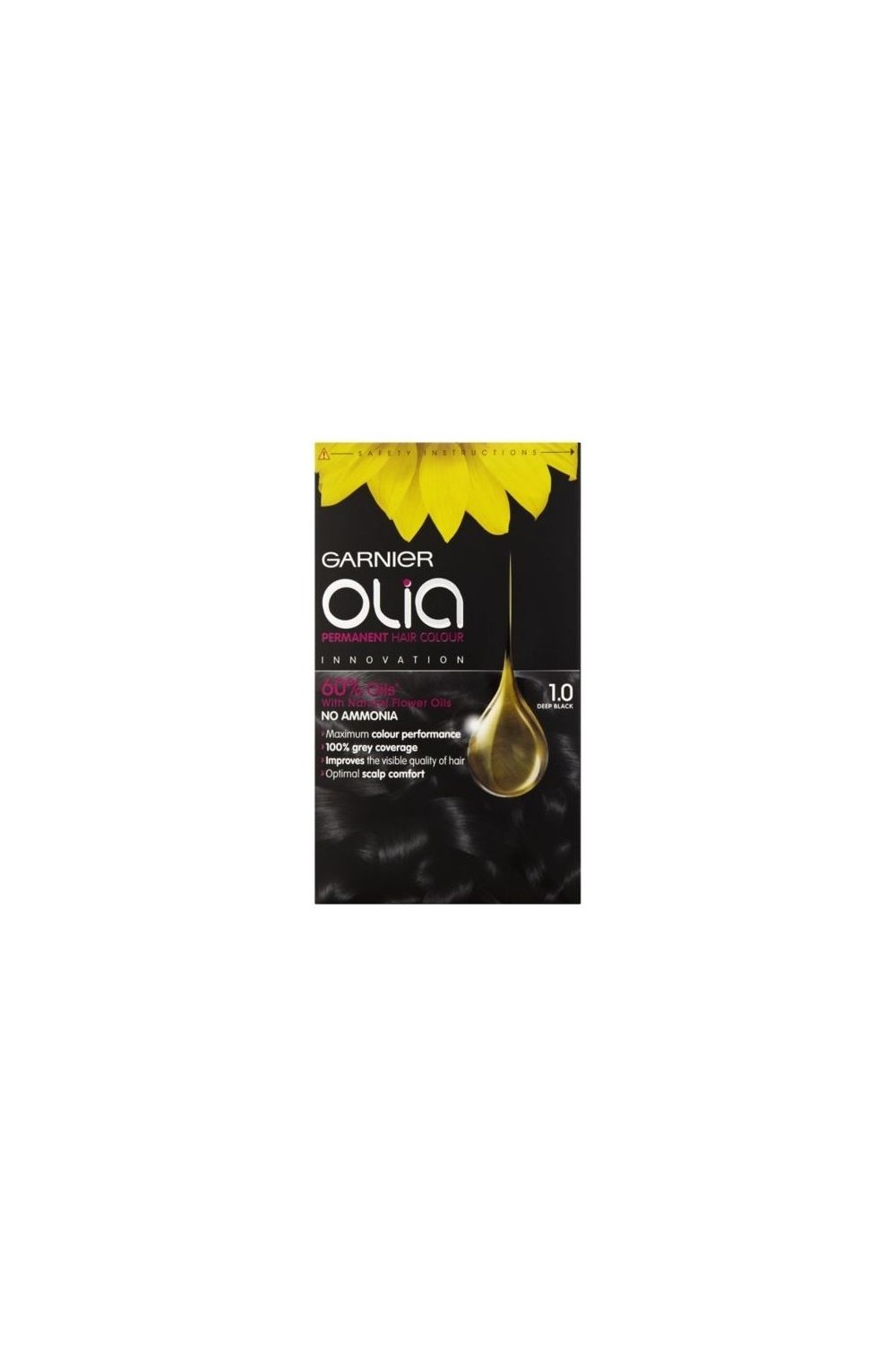 Garnier Olia Permanent Coloring 1,0 Black Ebony