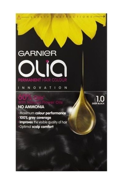 Garnier Olia Permanent Coloring 1,0 Black Ebony