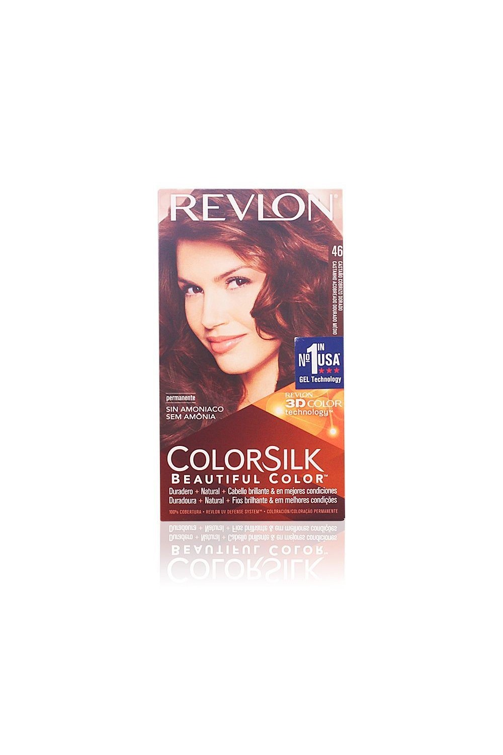 Revlon Colorsilk Ammonia Free 46 Medium Golden Chestnut Brown