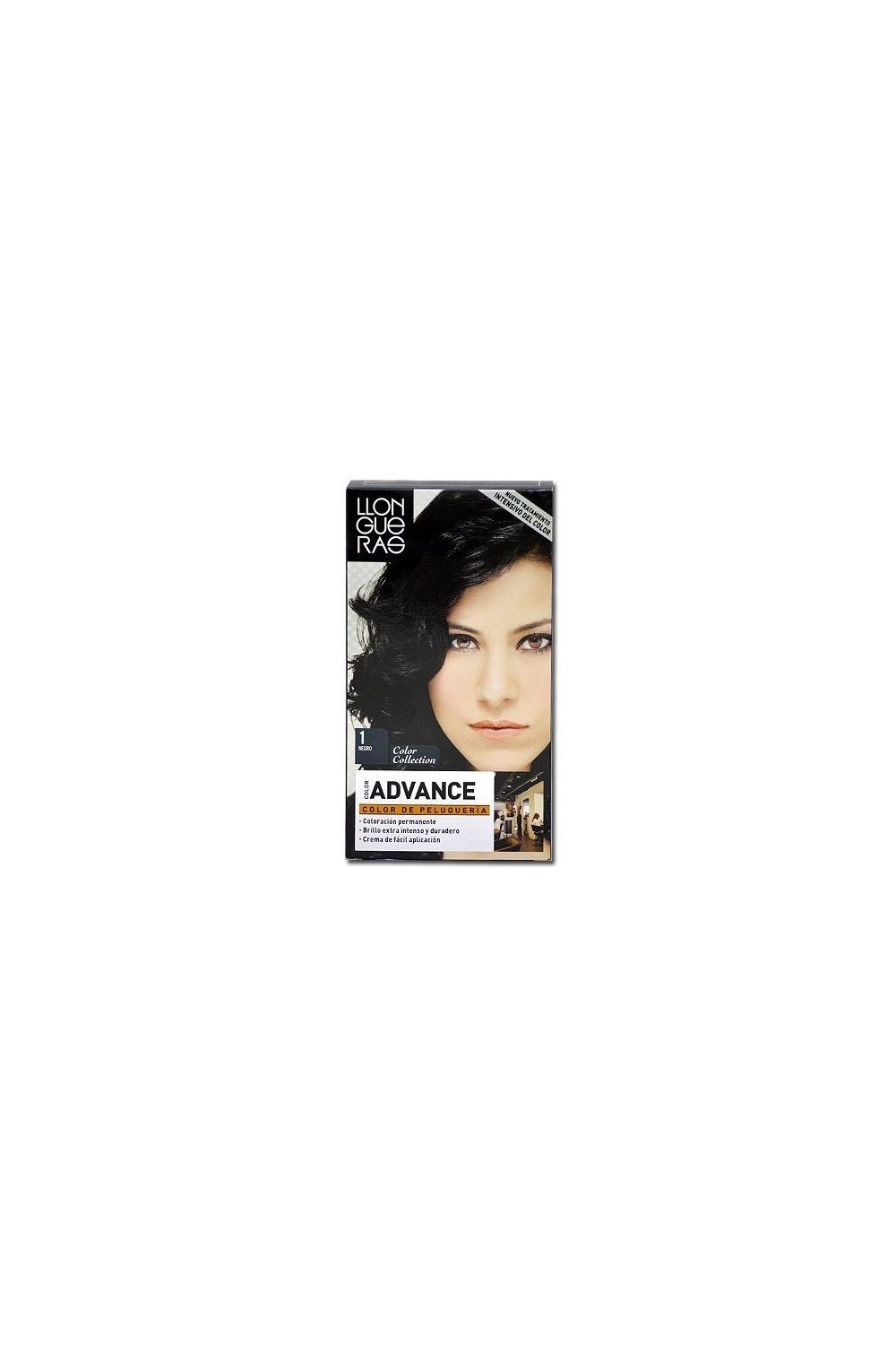 Llongueras Color Advance Hair Colour 1 Natural Black