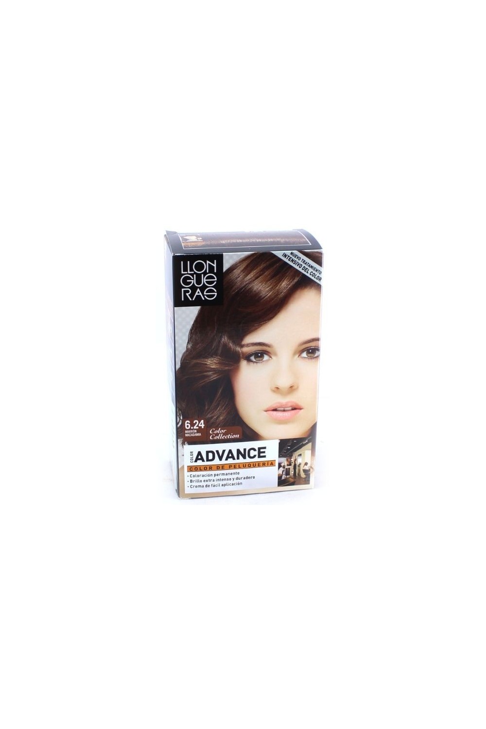 Llongueras Color Advance Hair Colour 6,24 Macadamia Brown