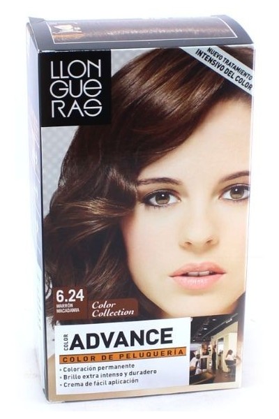 Llongueras Color Advance Hair Colour 6,24 Macadamia Brown