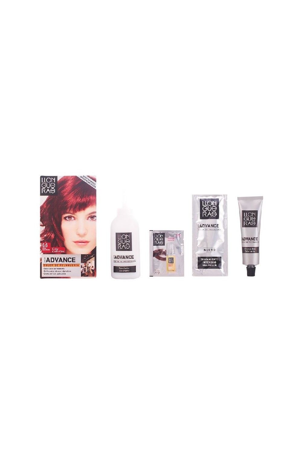 Llongueras Color Advance Hair Colour 6,6 Dark Red Intense