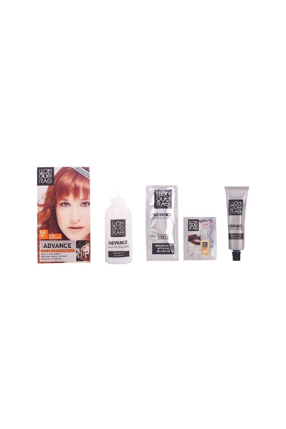 Llongueras Color Advance Hair Colour 8,4 Light Copper