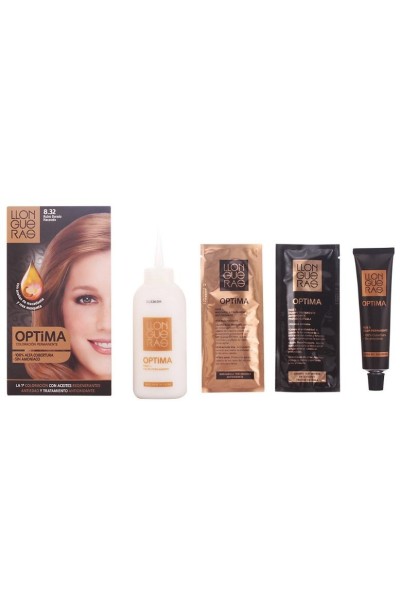 Llongueras Optima Permanent Hair Colour Ammonia Free 8.32 Natural Golden Blond
