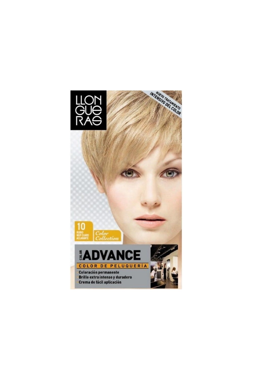 Llongueras Color Advance Hair Colour 10 Very Light Blonde