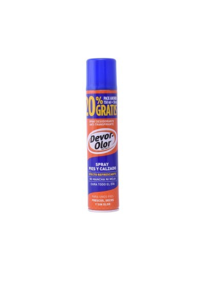 DEVOR OLOR - Devor Odor Antiperspirant Foot & Shoe Spray 180ml