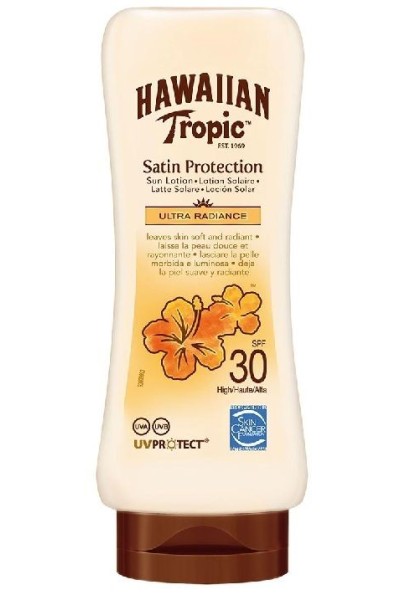 Hawaiian Tropic Satin Protection Ultra Radiance Sun Lotion  Spf30 180ml