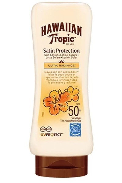 Hawaiian Tropic Satin Protection Ultra Radiance Sun Lotion Spf50 180ml