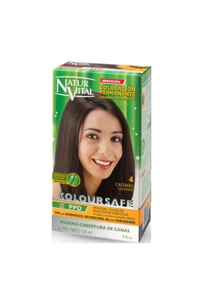 Naturaleza Y Vida Coloursafe Permanent Color 4 Brown 150ml