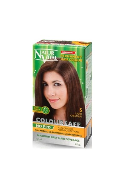 Naturaleza Y Vida Coloursafe Permanent Color 5 Light Brown 150ml