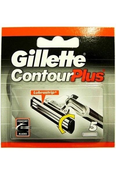 Gillette Contour Plus Refill 5 Units