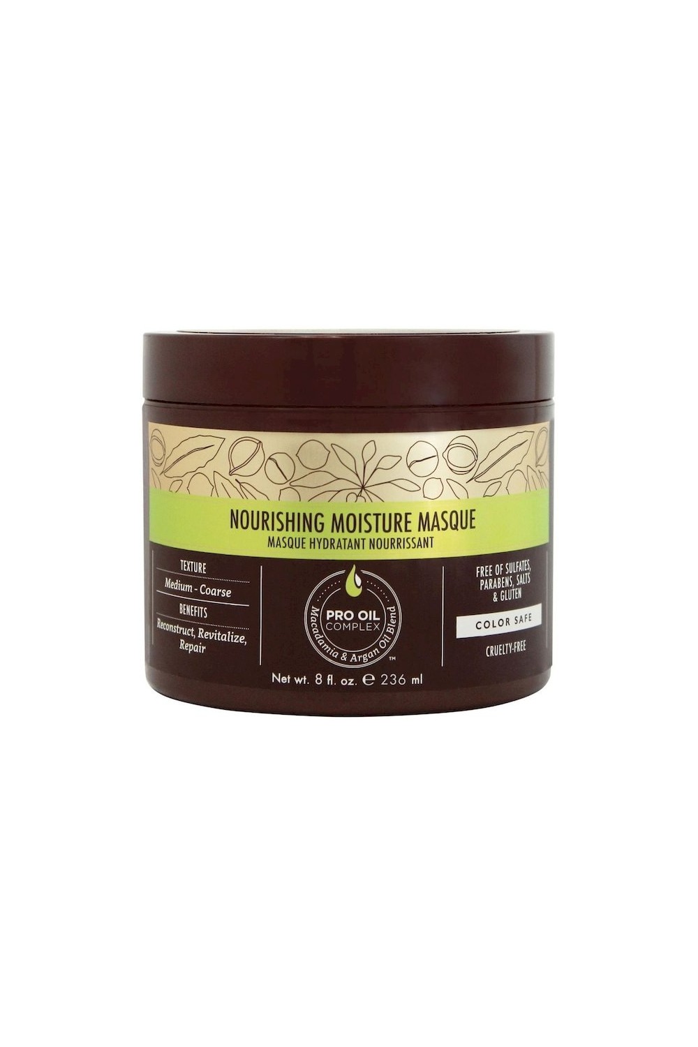 MACADAMIA NATURAL OIL - Macadamia Nourishing Moisture Masque 236ml