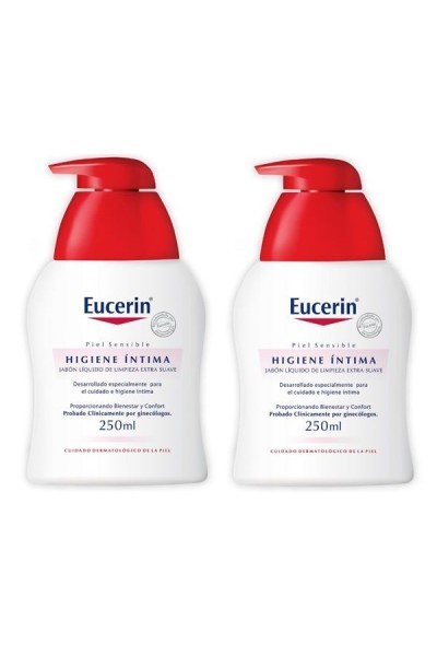 Eucerin Set Intimate Hygiene Wash Protection Fluid 2x250ml