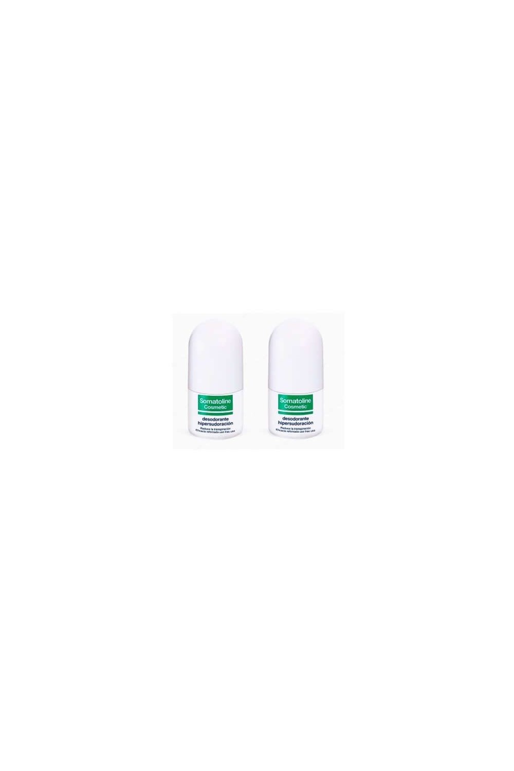 Somatoline Cosmetic Pack Hyper Perspiration Deodorants Roll On 2x40ml
