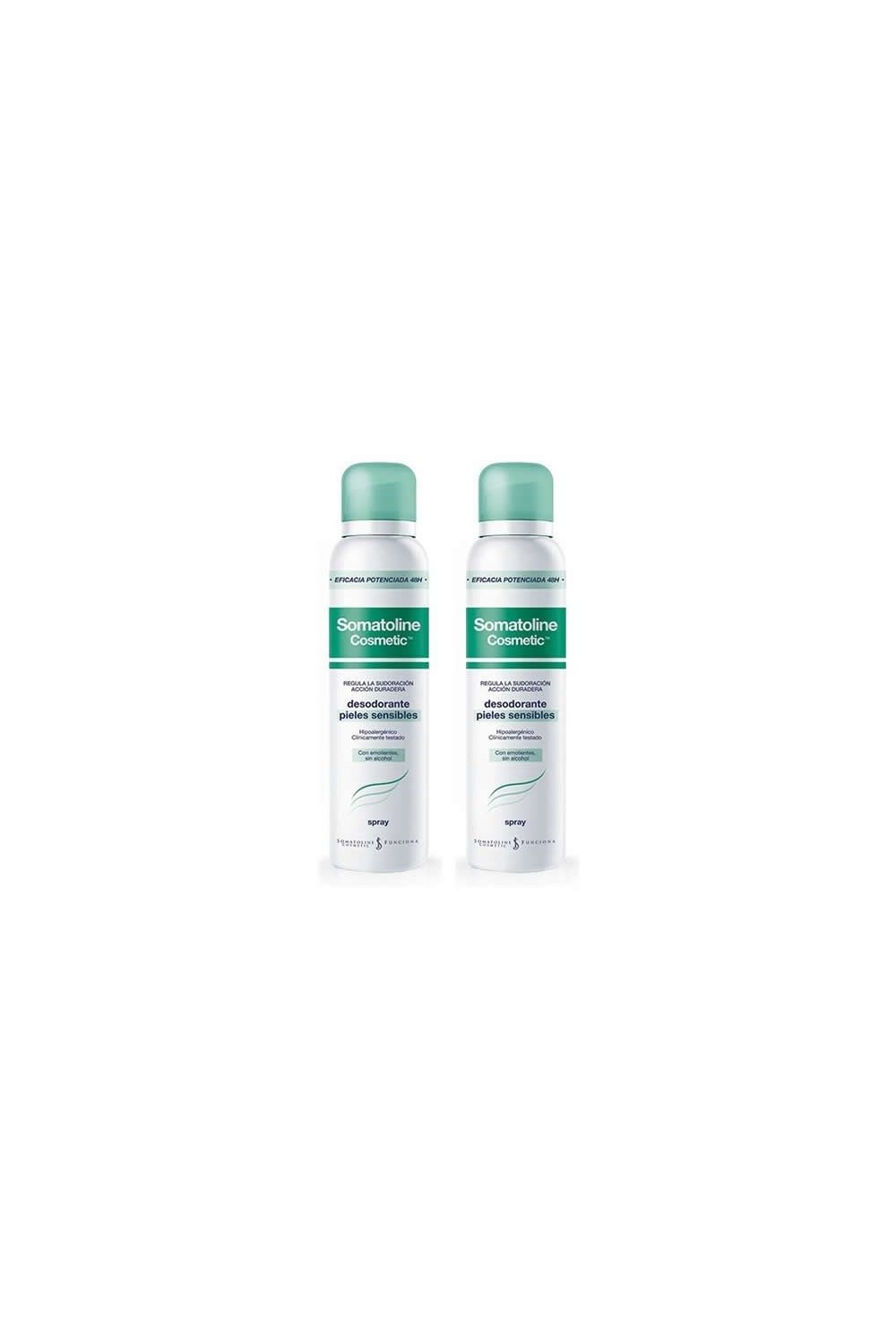 Somatoline Cosmetic Pack Sensitive Skin Deodorants Spray 2X150ml