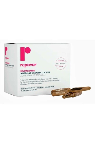 Repavar Revitalizante Active Vitamin C 20 Ampoules x 1.5ml