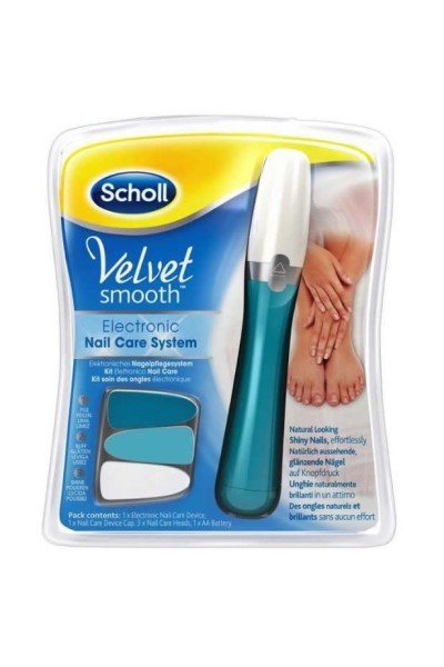 Scholl Velvet Smooth Electronic Nail Care System 1U