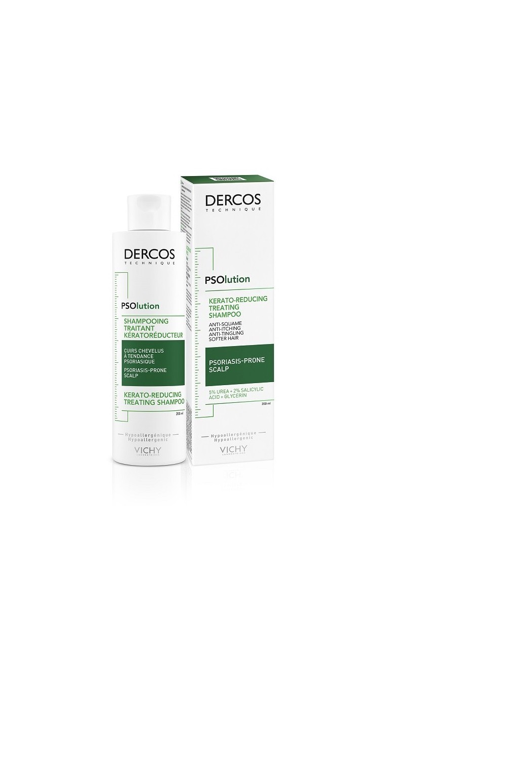 Vichy Dercos Psolution Shampoo Keratoreducing Treatment 200ml