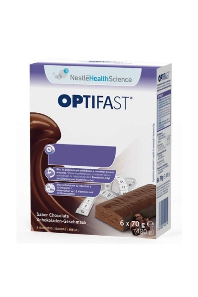 Optifast Sabor Chocolate 6 Barritas