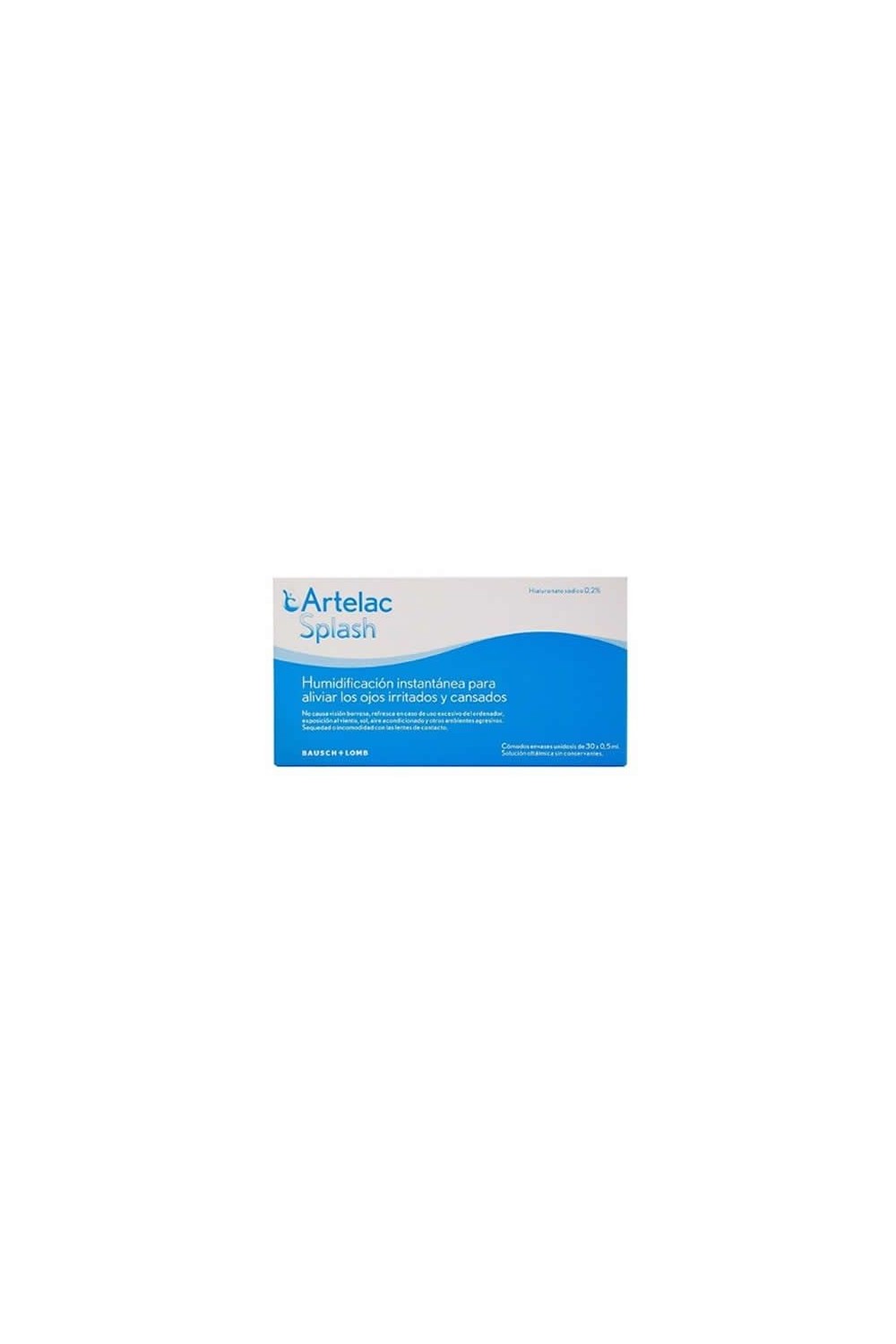 Artelac Splash Colirio Ojos Secos 0.5ml 30 Monodosis