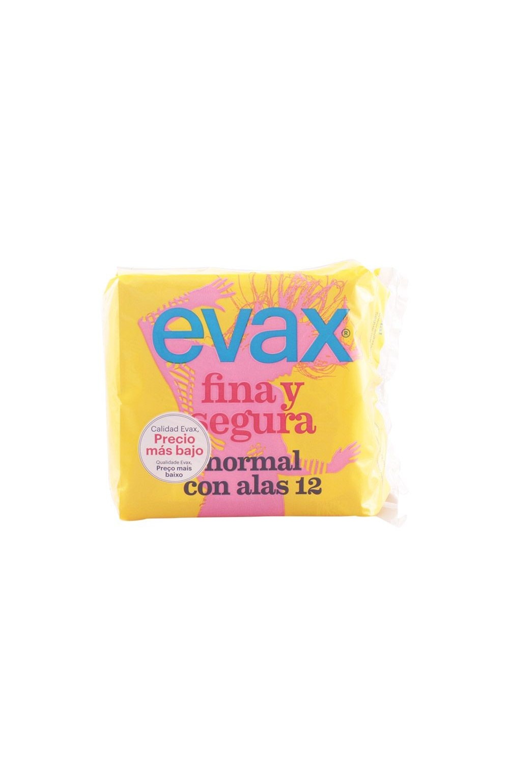 Evax Fina & Segura Normal With Wings Sanitary Towels 12 Units