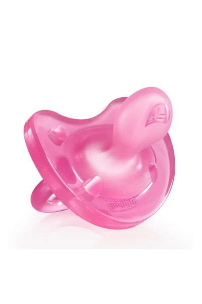 Chicco Physio Soft Pacifier Silicone Rose 0-6m+ 1 Units