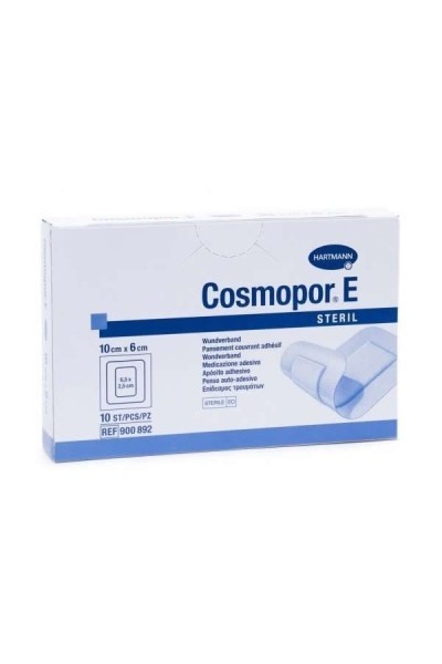 Hartmann Cosmopor E Steril Absorbent Adhesive Dressing 10X6cm 10 Units