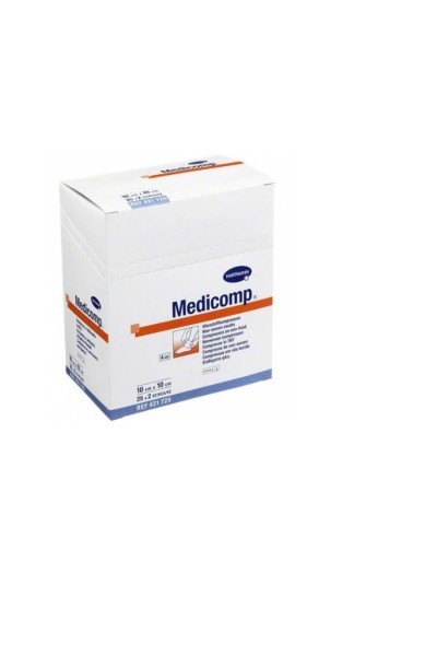 Hartmann Medicomp Soft Gauze 10X10cm 2x25 Units