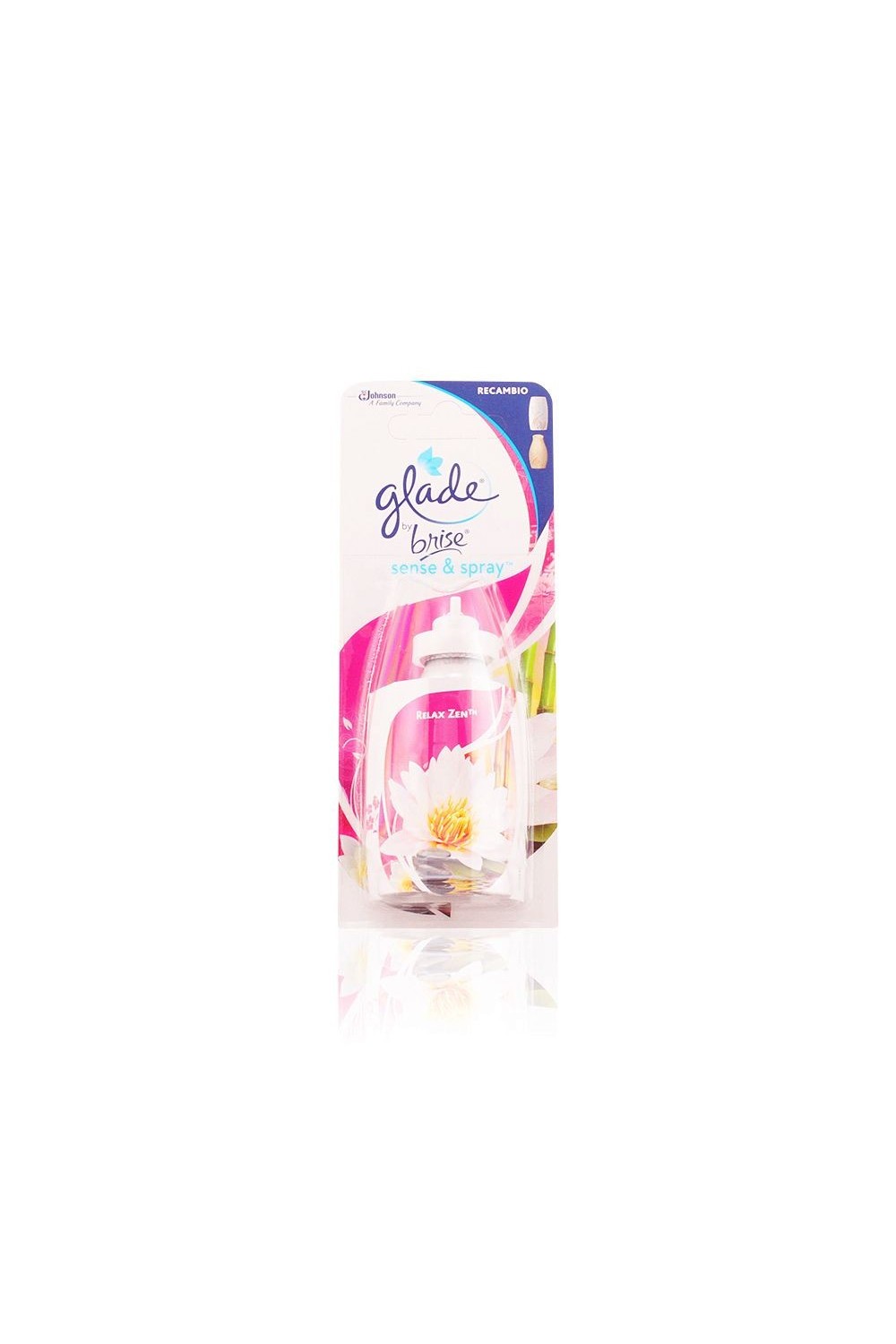 Glade Sense y Spray Ambientador Recambio Relax Zen