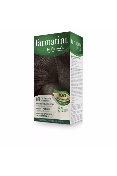 Farmatint Permanent Color Gel 5N Light Brown 150ml