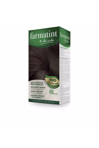 Farmatint Permanent Color Gel 4N Brown 135ml