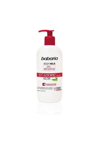 Babaria Aloe Vera Atopic Skin Body Milk 0% 400ml