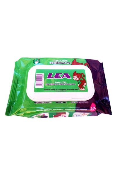 Lea Children's Hygiene Wipes Wc Pack 60 Units